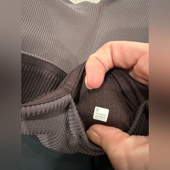 EUC Lululemon Brushed Softstreme Ribbed Zip Flared Pant 32.5" - Picture 3 of 14